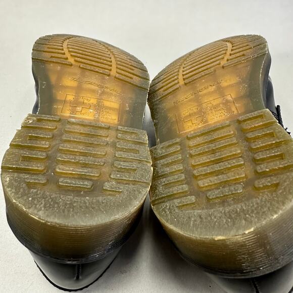 Dr Martens Adrian Black Polished Smooth Leather Tassel Loafers Women's US Size 8 - Picture 15 of 16